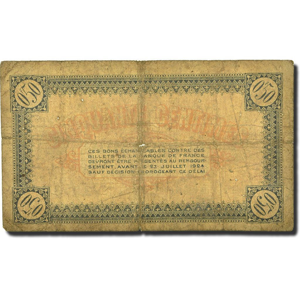 França, 50 Centimes, 1919, 1919-07-22, VG(8-10)
