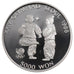 Munten, KOREA - ZUID, 5000 Won, 1987, FDC, Zilver, KM:61