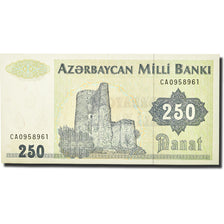 Billet, Azerbaïdjan, 250 Manat, 1993, KM:13a, NEUF
