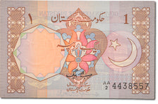Banknote, Pakistan, 1 Rupee, 1982, KM:26a, UNC(65-70)