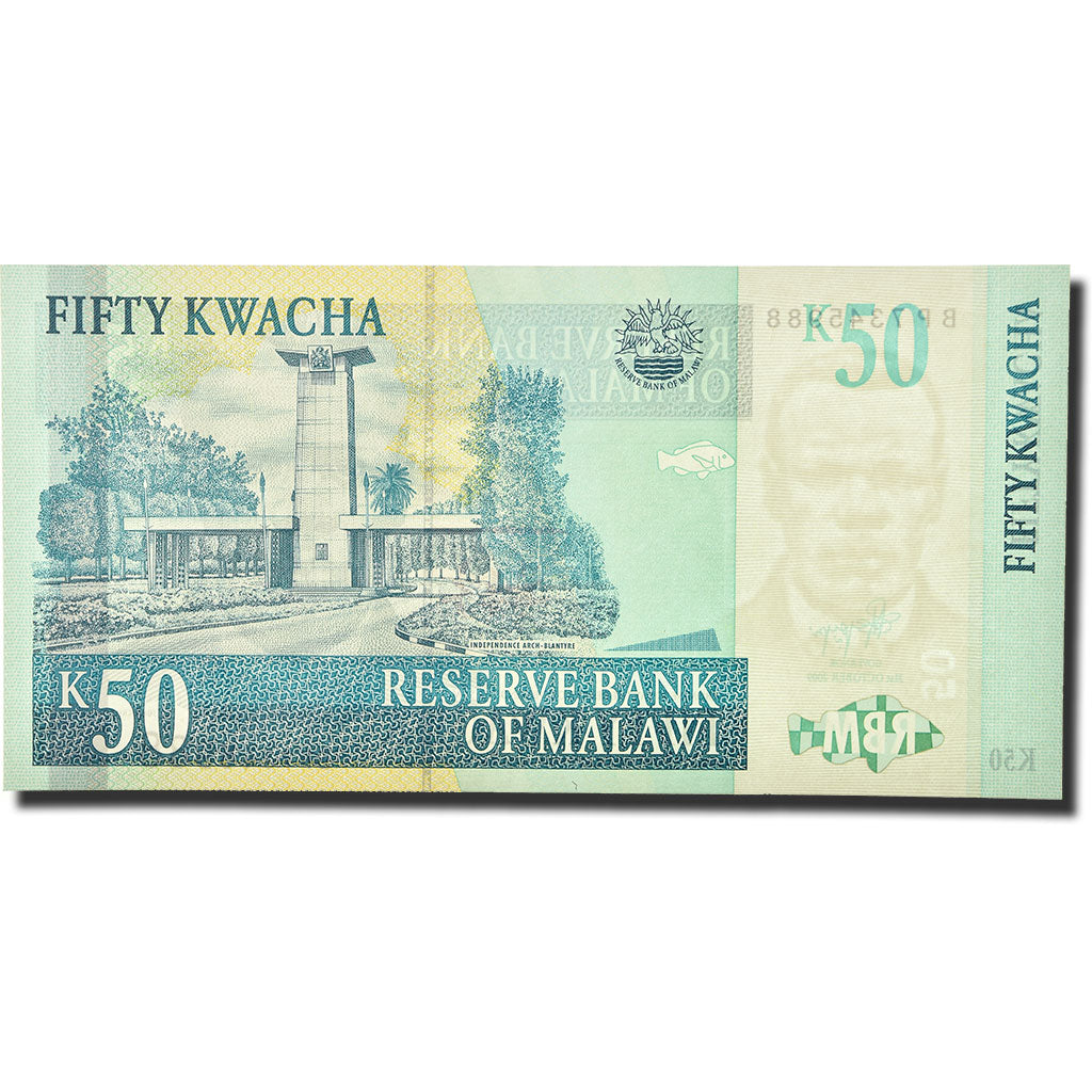 Banconote, Malawi, 50 Kwacha, 2009, 2009-10-31, KM:53b, FDS