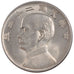 CHINA, REPUBLIC OF, 1 Dollar, 1933, KM #345, AU(55-58), Silver, 26.70
