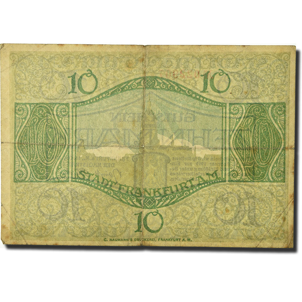 Banknote, Germany, 10 Mark, 1918, 1918-10-15, VF(20-25)