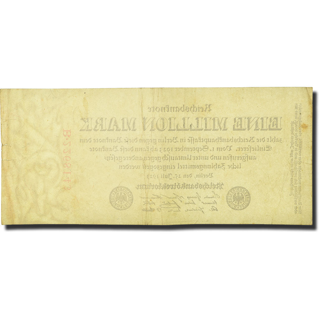 Banknote, Germany, 1 Million Mark, 1923, 1923-07-25, KM:94, VF(20-25)