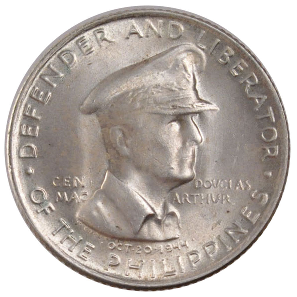 PHILIPPINES, 50 Centavos, 1947, San Francisco, KM #184, MS(60-62), Silver,...