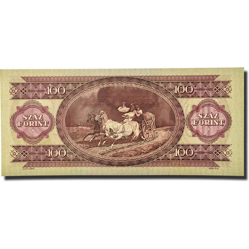Banknote, Hungary, 100 Forint, 1957, 1957-05-23, KM:171a, UNC(64)