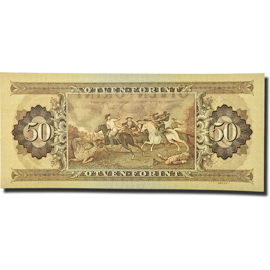 Banknote, Hungary, 50 Forint, 1969, 1969-06-30, KM:170b, UNC(65-70)