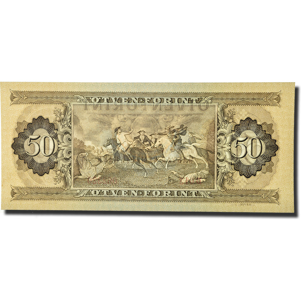 Banknote, Hungary, 50 Forint, 1969, 1969-06-30, KM:170b, UNC(65-70)