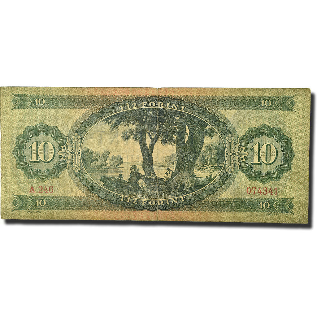 Banknote, Hungary, 10 Forint, 1947, 1947-02-27, KM:161a, VF(20-25)