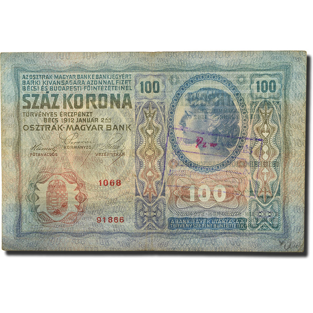 Banknote, Austria, 100 Kronen, 1919, 1912-01-02, KM:55a, AU(55-58)