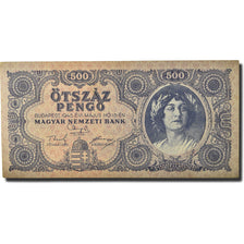 Banknote, Hungary, 500 Pengö, 1945, 1945-05-15, KM:117a, UNC(63)