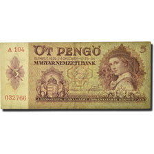 Banknote, Hungary, 5 Pengö, 1939, 1939-10-25, KM:106, EF(40-45)