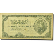 Banconote, Ungheria, 100 Million Milpengö, 1946, 1946-06-03, KM:130, SPL-