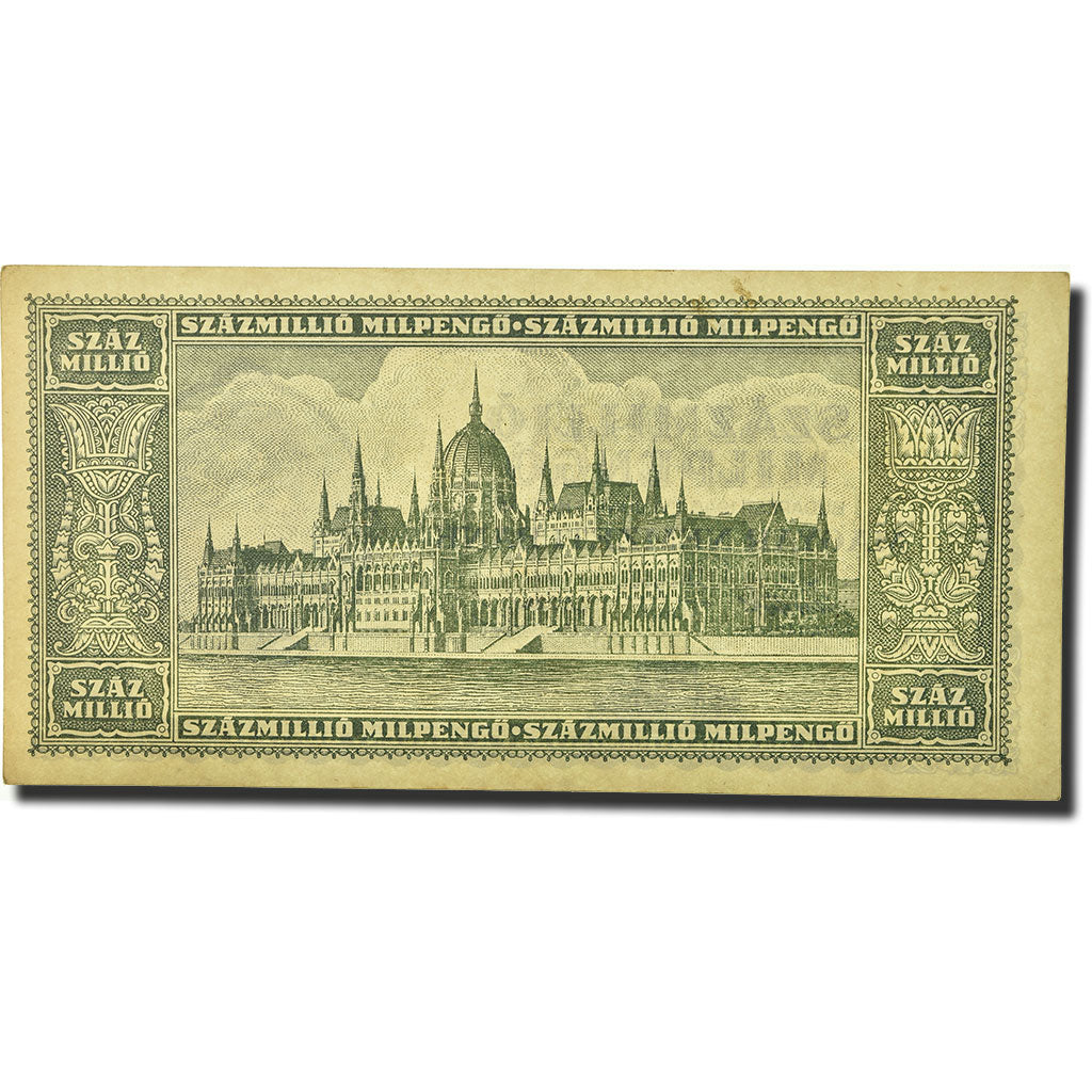 Banconote, Ungheria, 100 Million Milpengö, 1946, 1946-06-03, KM:130, SPL-
