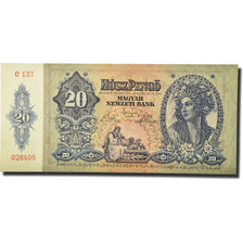 Banknote, Hungary, 20 Pengö, 1941, 1941-01-15, KM:109, UNC(63)