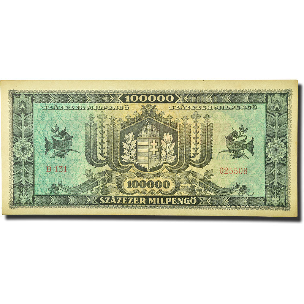 Banknote, Hungary, 100,000 Pengö, 1946, 1946-04-29, KM:121a, UNC(63)