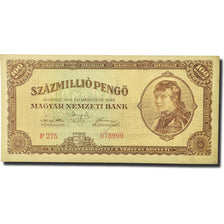 Nota, Hungria, 100,000,000 Pengö, 1946, 1946-03-18, KM:124, UNC(65-70)
