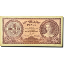 Billet, Hongrie, 1 Milliard Pengö, 1946, 1946-03-18, KM:125, SUP