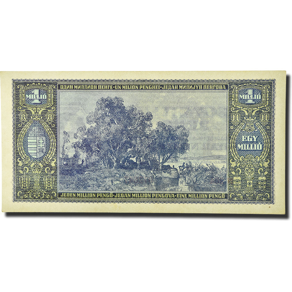 Banknote, Hungary, 1,000,000 Pengö, 1945, 1945-11-16, KM:122, UNC(65-70)