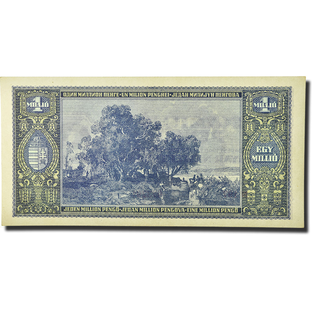Banknote, Hungary, 1,000,000 Pengö, 1945, 1945-11-16, KM:122, UNC(65-70)