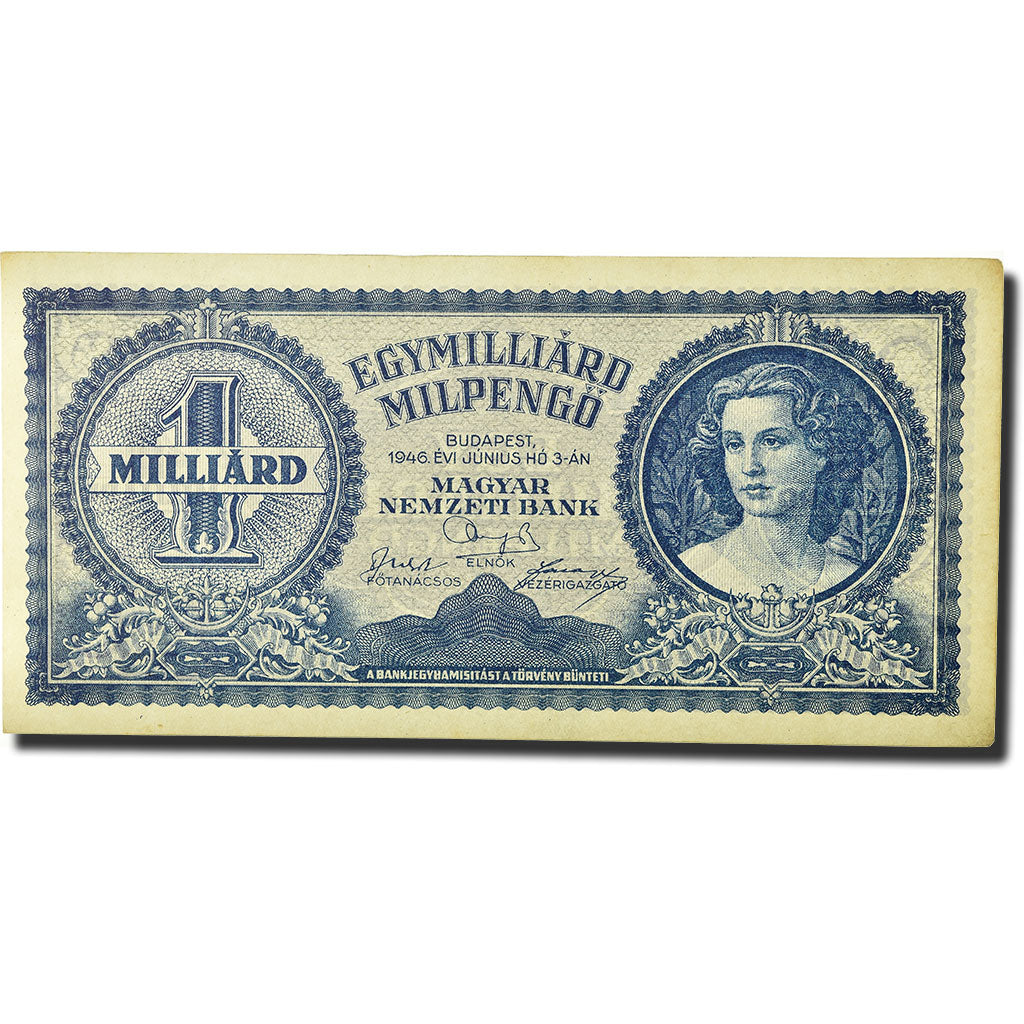 Banknote, Hungary, 1 Milliard Milpengö, 1946, 1946-03-18, KM:131, UNC(63)