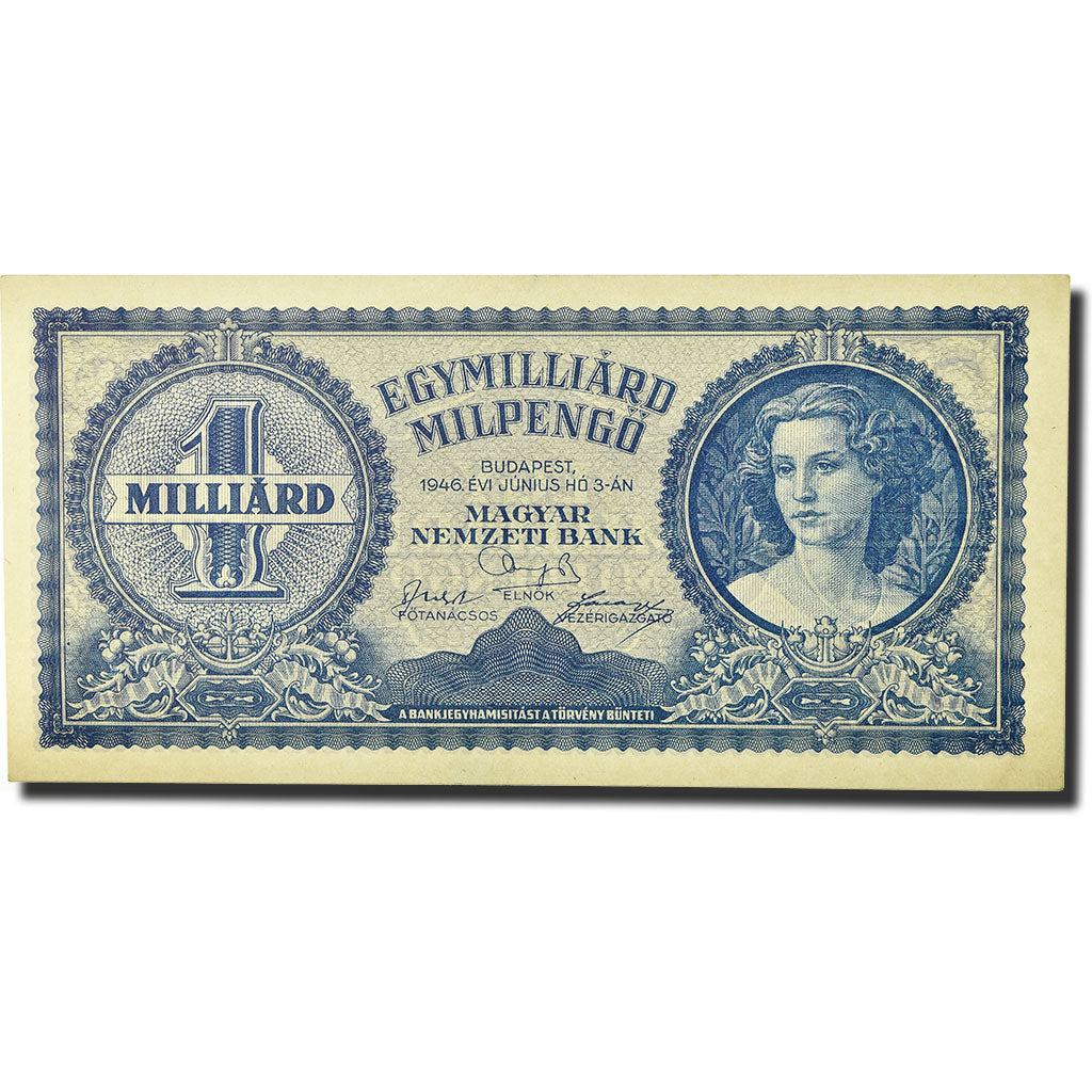 Banknote, Hungary, 1 Milliard Milpengö, 1946, 1946-03-18, KM:131, UNC(63)