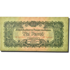 Banconote, Ungheria, 10 Pengö, 1944, KM:M5, FDS