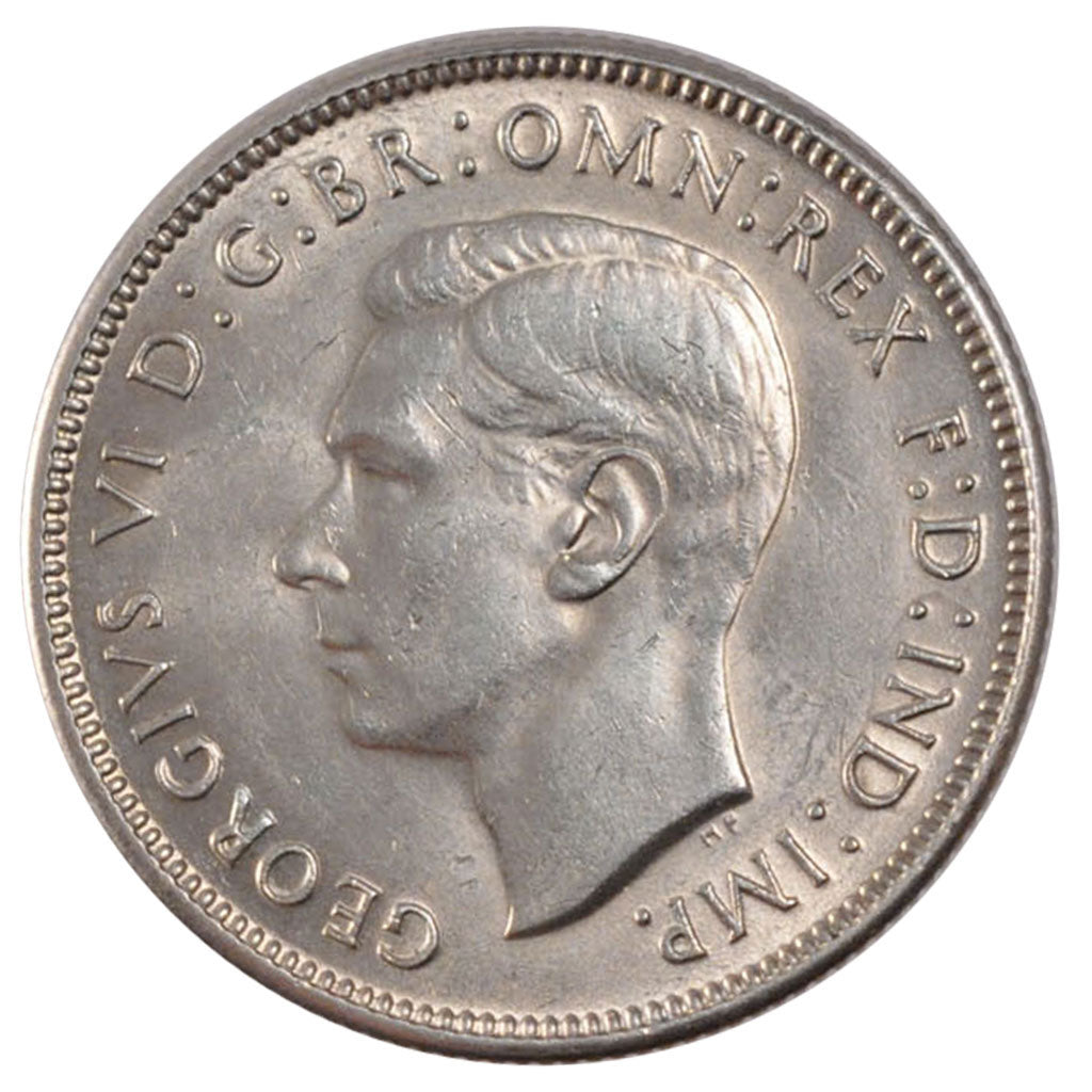 Australia, George VI, Florin, 1943, Sydney, SPL-, Argento, KM:40