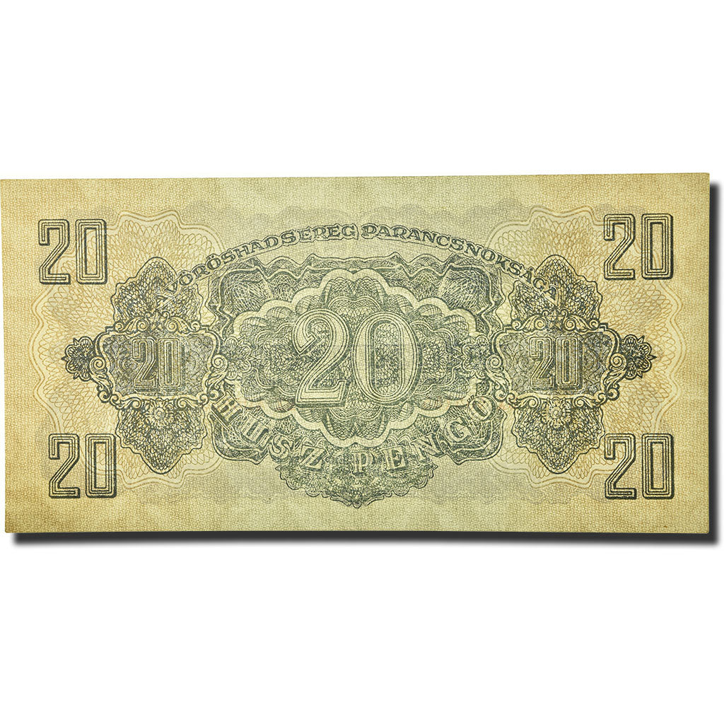 Banknote, Hungary, 20 Pengö, 1944, KM:M6b, UNC(65-70)