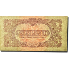 Geldschein, Ungarn, 100 Pengö, 1944, KM:M8, UNZ-