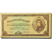 Geldschein, Ungarn, 100,000,000 Pengö, 1946, 1946-03-18, KM:124, UNZ