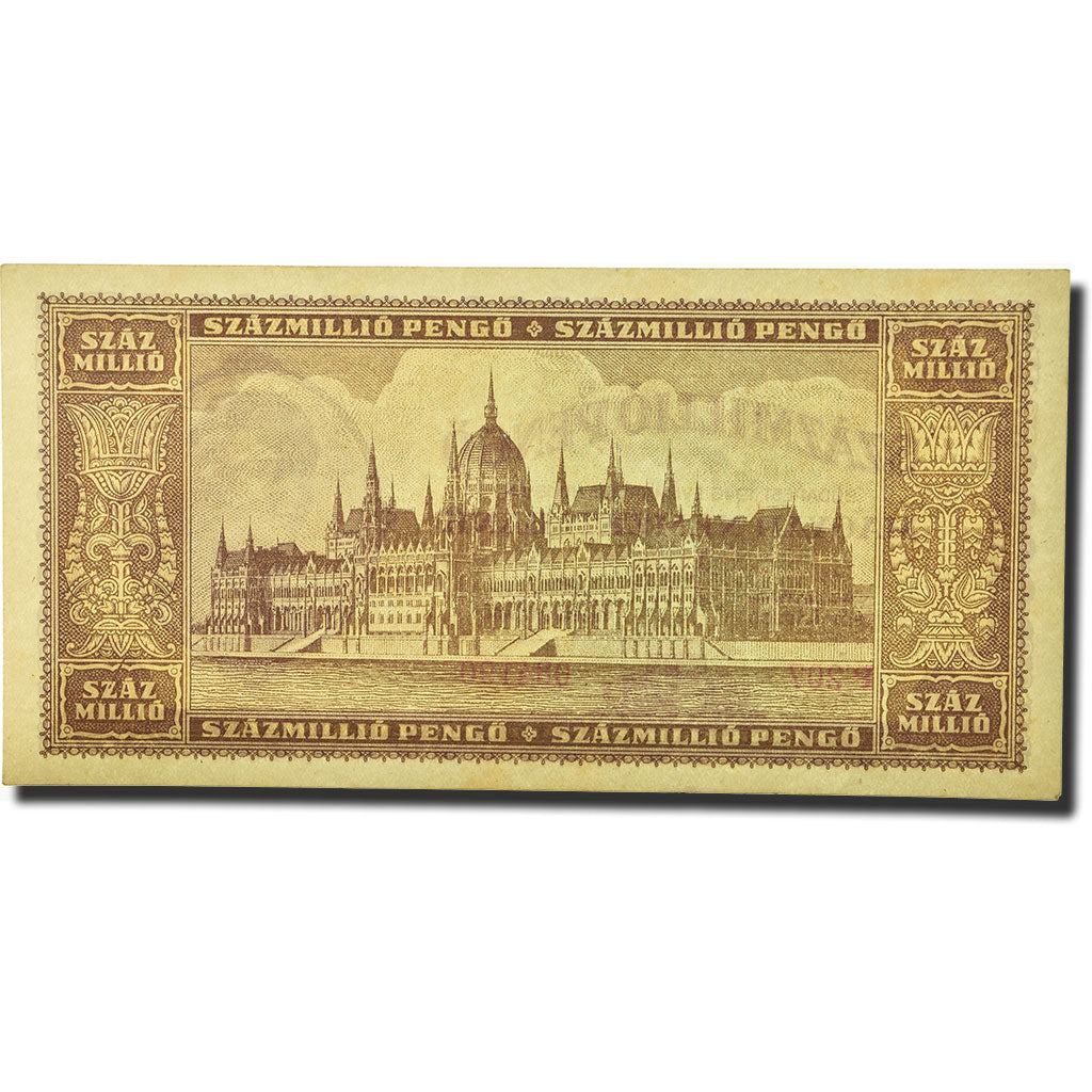 Banknote, Hungary, 100,000,000 Pengö, 1946, 1946-03-18, KM:124, UNC(65-70)