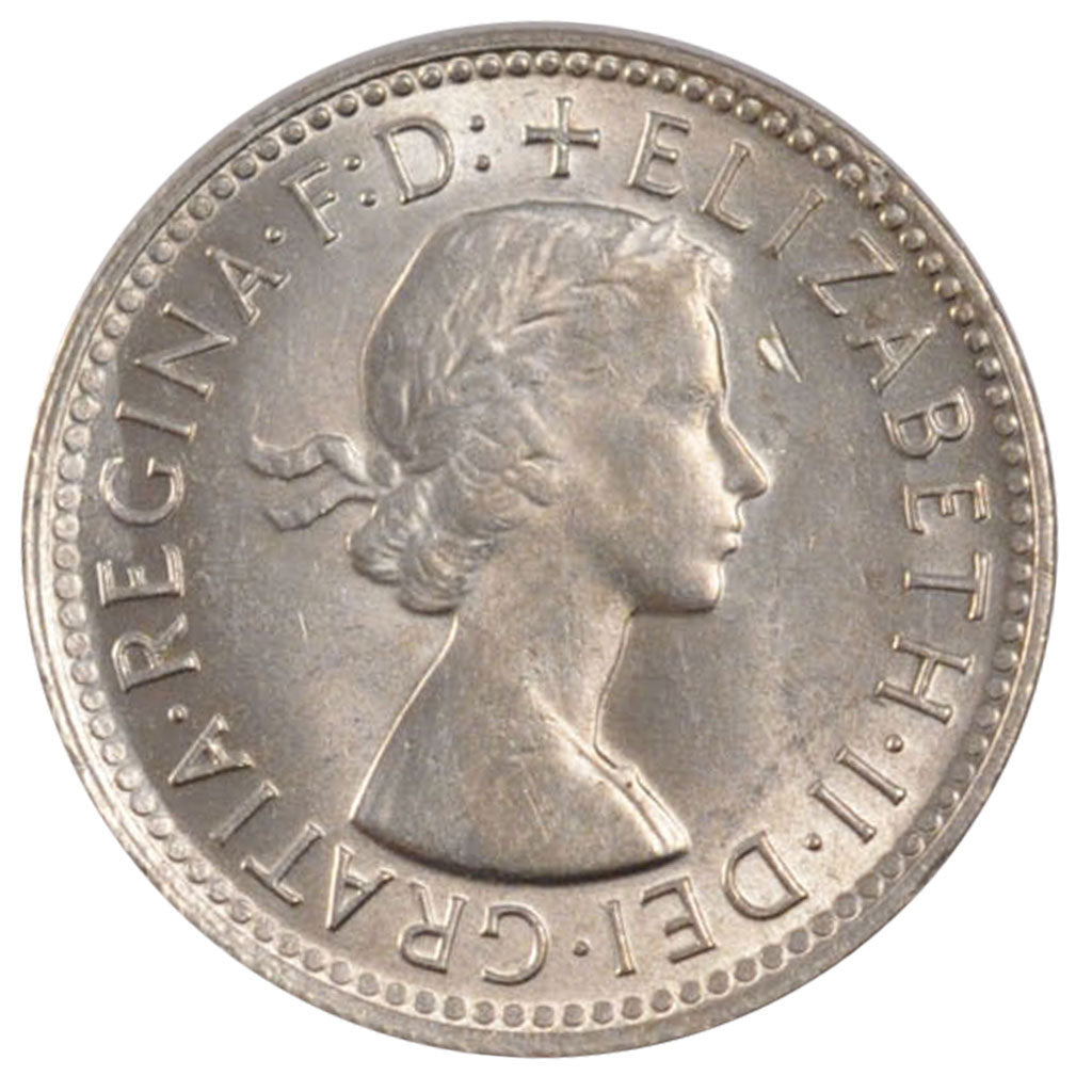 AUSTRALIA, Shilling, 1963, Melbourne, KM #59, MS(60-62), Silver, 24, 5.56