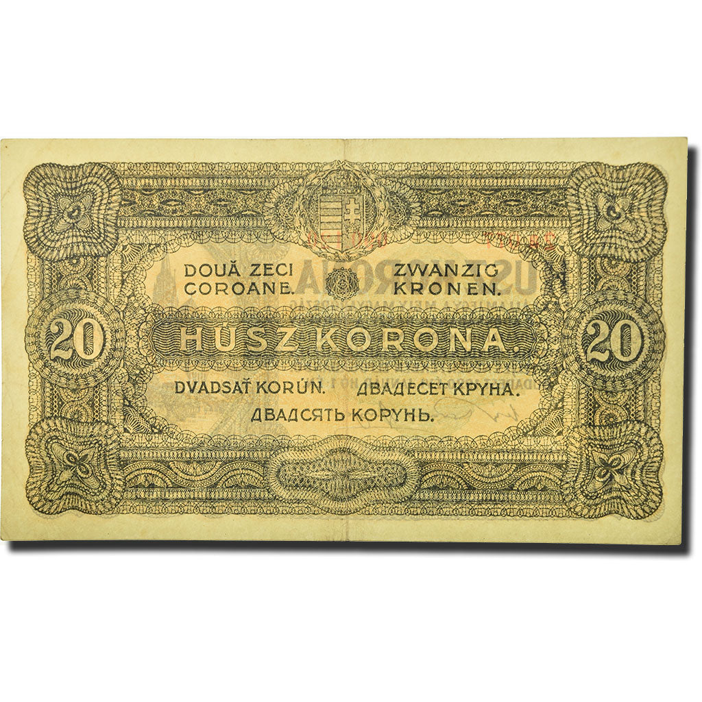 Banknote, Hungary, 20 Korona, 1920, 1920-01-01, KM:61, EF(40-45)