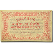 Banknote, Hungary, 1,000,000 (Egymillió) Adópengö, 1946, 1946-05-25, KM:140b