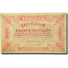Banknot, Węgry, 1,000,000 (Egymillió) Adópengö, 1946, 1946-05-25, KM:140b