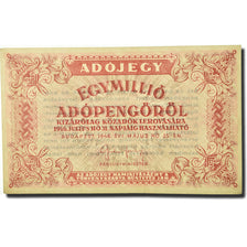 Billet, Hongrie, 1,000,000 (Egymillió) Adópengö, 1946, 1946-05-25, KM:140b