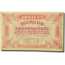 Banknote, Hungary, 1,000,000 (Egymillió) Adópengö, 1946, 1946-05-25, KM:140b