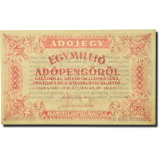 Banknote, Hungary, 1,000,000 (Egymillió) Adópengö, 1946, 1946-05-25, KM:140b