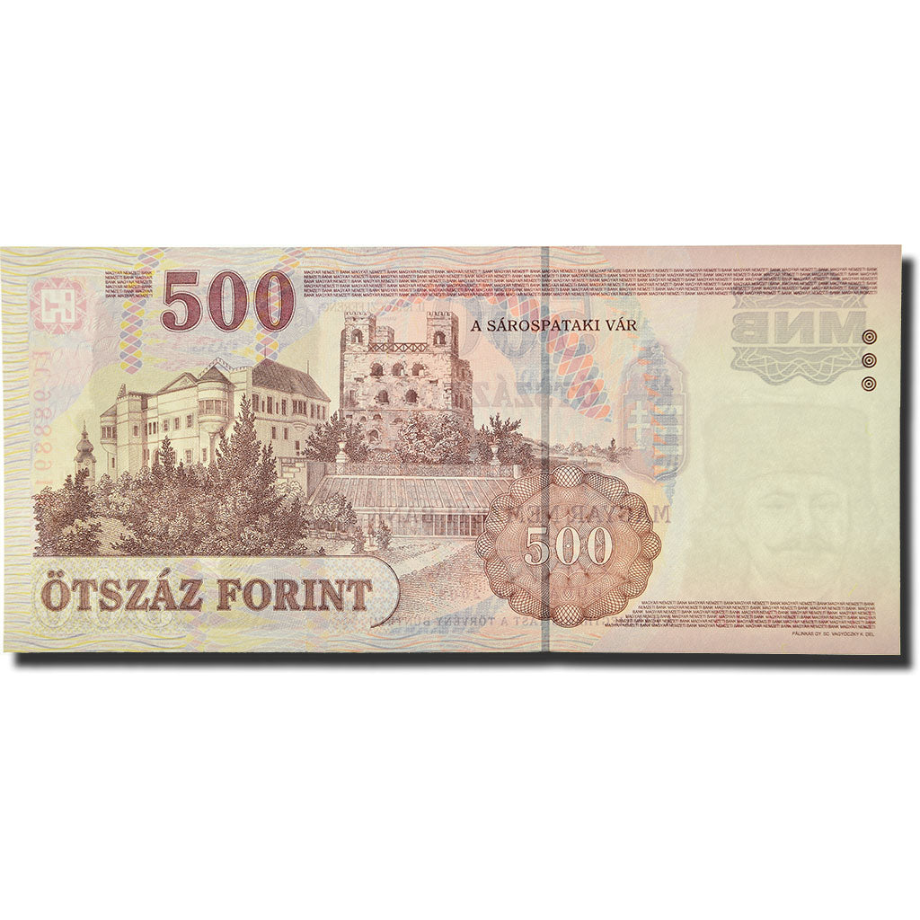 Banknote, Hungary, 500 Forint, 2007, KM:188e, UNC(65-70)