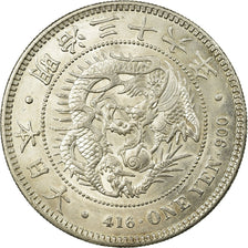 Coin, Japan, Mutsuhito, Yen, 1903, AU(55-58), Silver, KM:A25.3