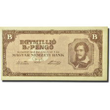 Banknot, Węgry, 1,000,000 B.-Pengö, 1946, 1946-06-03, KM:134, UNC(63)