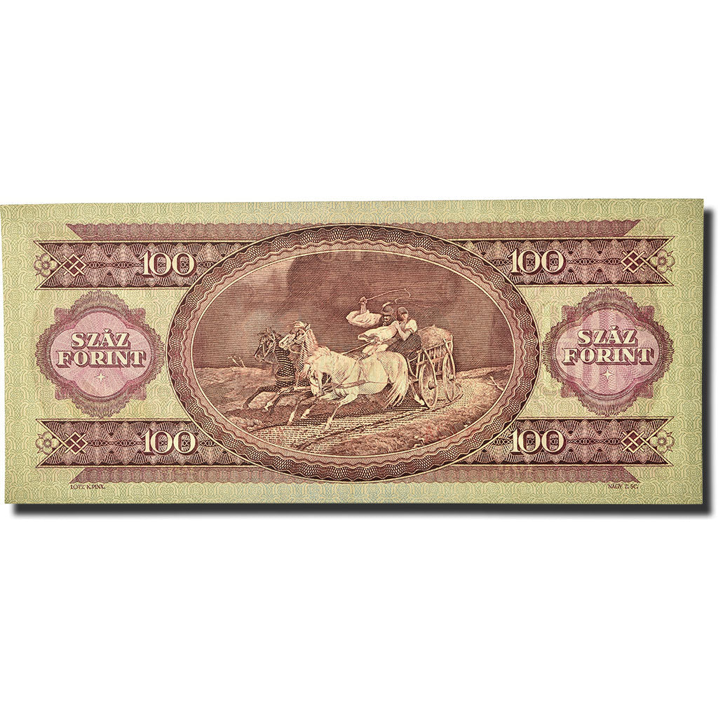 Banknote, Hungary, 100 Forint, 1962, 1962-10-12, KM:171c, UNC(65-70)