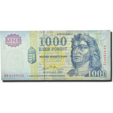 Geldschein, Ungarn, 1000 Forint, 2004, KM:189a, UNZ