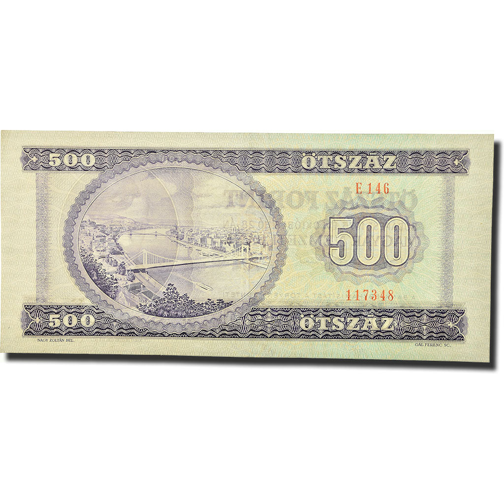 Banknote, Hungary, 500 Forint, 1975, 1975-10-28, KM:172b, UNC(63)
