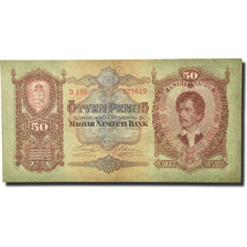 Banknote, Hungary, 50 Pengö, 1932, 1932-10-01, KM:99, UNC(65-70)
