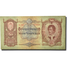 Nota, Hungria, 50 Pengö, 1932, 1932-10-01, KM:99, UNC(65-70)