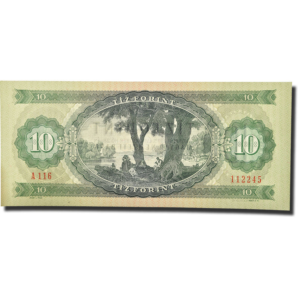 Banknote, Hungary, 10 Forint, 1975, 1975-10-28, KM:168e, UNC(65-70)