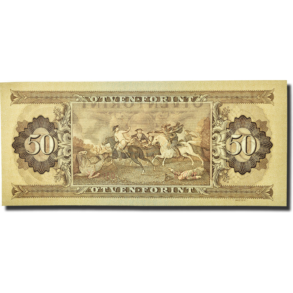 Banknote, Hungary, 50 Forint, 1969, 1969-06-30, KM:170b, UNC(63)