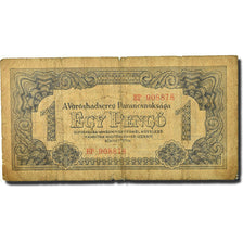 Banknote, Hungary, 1 Pengö, 1944, KM:M2a, VG(8-10)